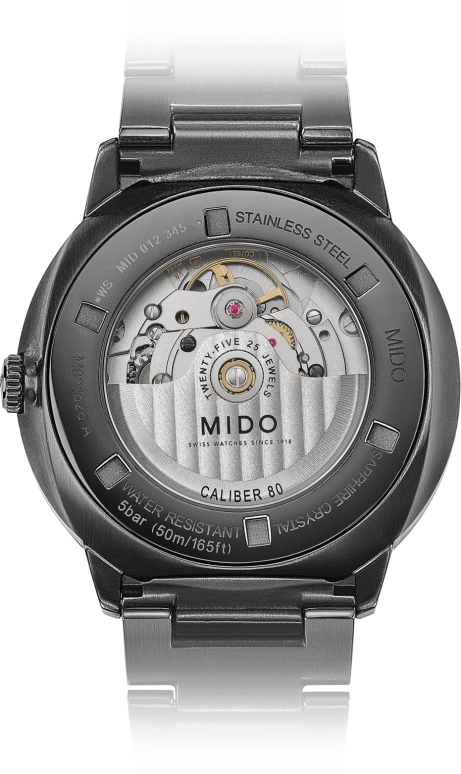 Mido,Commander 42mm,42mm,Stainless Steel,Grey,Automatic,Date,Big Date,M021,M021.626.33.061.00