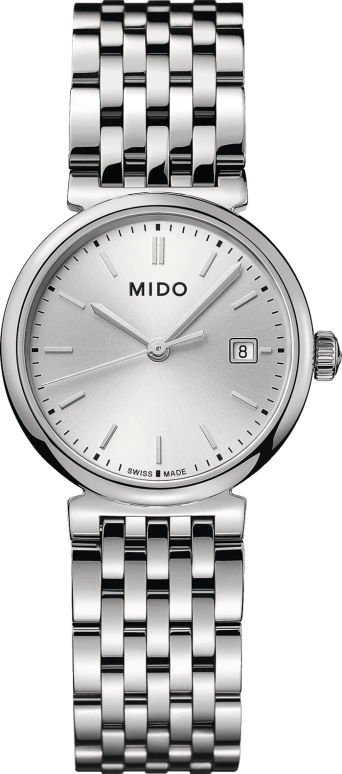 Mido,Dorada 25mm,25mm,Stainless Steel,Silver,Quartz,26280hours,Sapphire,M033,M033.210.11.031.00