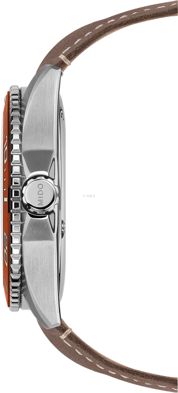 美度,领航者 42.50毫米,42.50毫米,精钢,陶瓷,黑色,自动上弦,星期历,日历,M042,M042.430.16.051.00