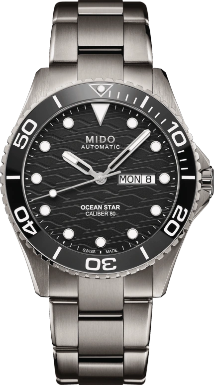 Mido,Ocean Star 42.50mm,42.50mm,Titanium Gold,Black,Automatic,80hours,Sapphire,M042,M042.430.44.051.00