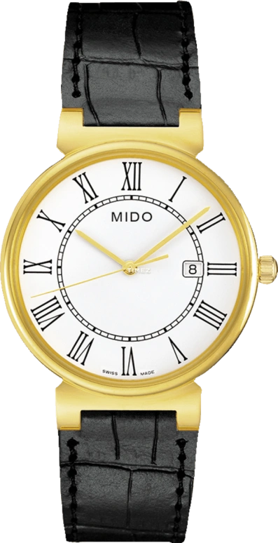 Mido,Dorada 38mm,38mm,Stainless Steel,White,Quartz,Day,26280hours,M009,M009.610.36.013.00