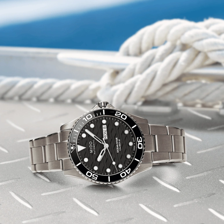 Mido,Ocean Star 42.50mm,42.50mm,Titanium Gold,Black,Automatic,80hours,Sapphire,M042,M042.430.44.051.00