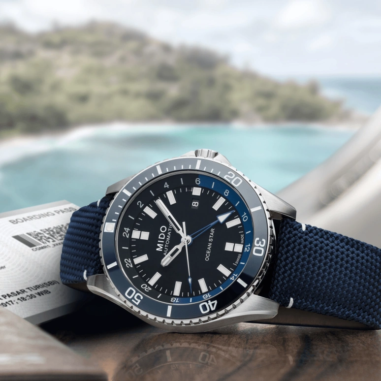 Mido,Ocean Star 44mm,44mm,Ceramic,Stainless Steel,Black,Automatic,Chronograph,Date,M026,M026.629.17.051.00