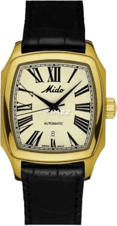 Mido,Multifort ,Stainless Steel,Beige,Yellow,Automatic,Day,38hours,M7838,M7838.3.74.4