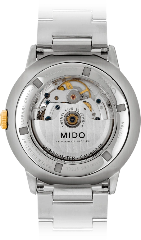 Mido,Commander 40mm,40mm,Stainless Steel,Silver,Automatic,Date,Anti-magnetic,M021,M021.431.22.071.00