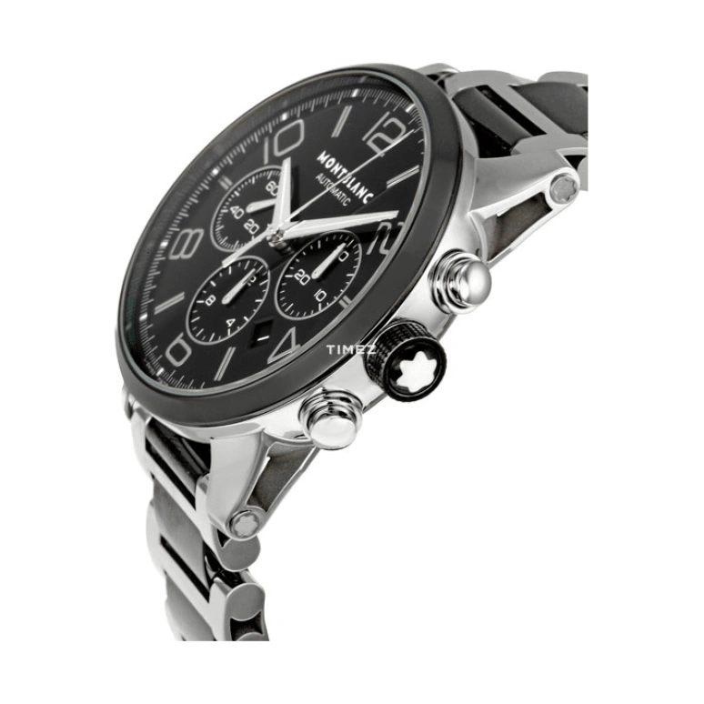 Montblanc,Heritage 42mm,42mm,Stainless Steel,Silver White,White,Automatic,Chronograph,Day,103094