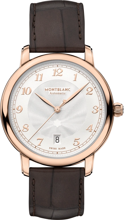 Montblanc,Star 39mm,39mm,Rose Gold,Silver White,Automatic,Day,Sapphire,MB117579