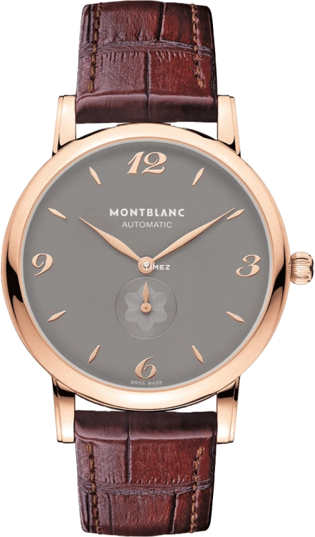 Montblanc,Star 39mm,39mm,Red Gold,Grey,Automatic,42hours,In-house Caliber,107075