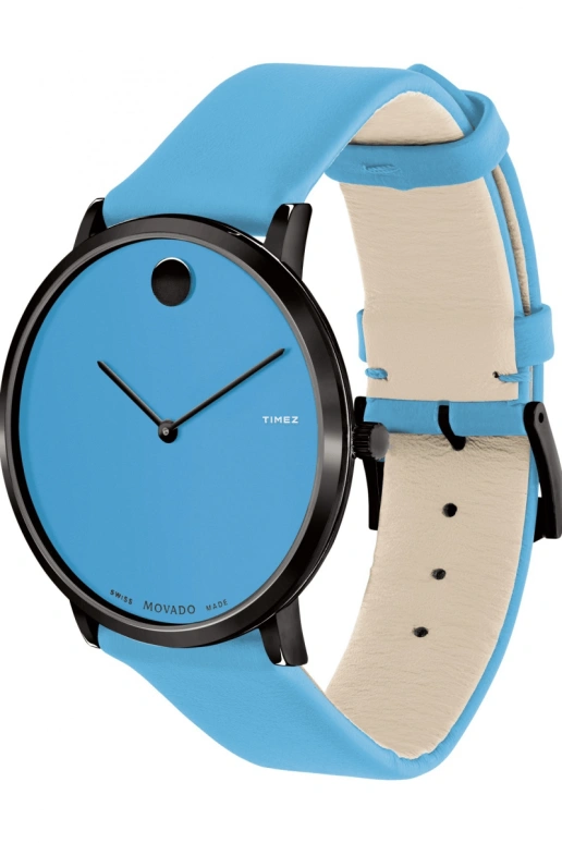 Movado,Modern 47 40mm,40mm,Stainless Steel,Blue,Quartz,Sapphire,Crystal Glass,Round,0607428