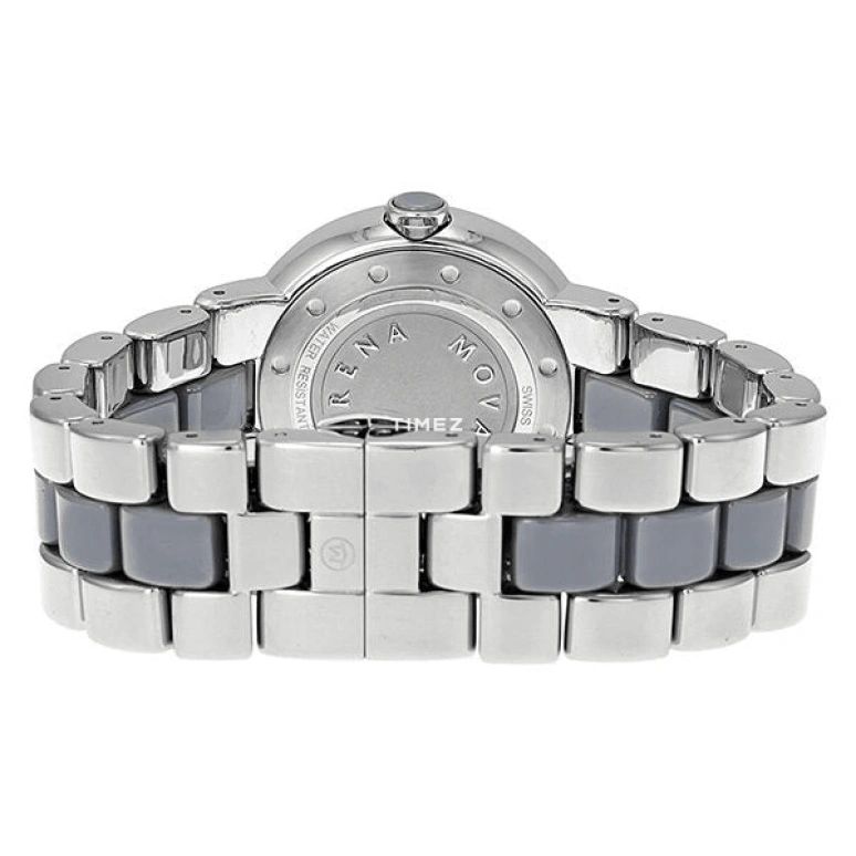 Movado,Cerena 36mm,36mm,Stainless Steel,Ceramic,Grey,Quartz,Day,Sapphire,Crystal Glass,0606554 