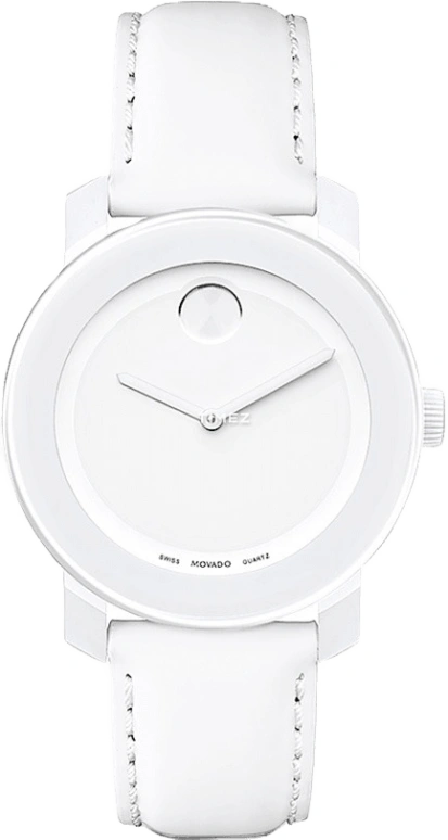 Movado,Movado BOLD 36mm,36mm,Composite,White,Quartz,Crystal Glass,Round,3600023 