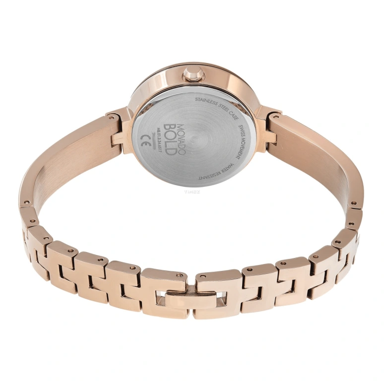 Movado,Movado BOLD 28mm,28mm,Stainless Steel,Rose Gold,Rose Gold,Quartz,Crystal Glass,Round,3600628