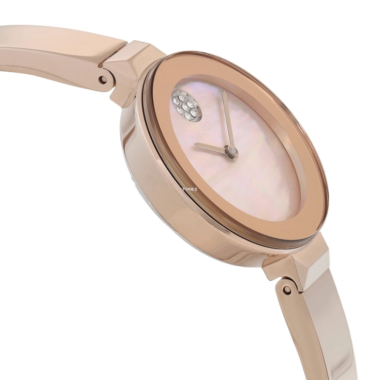 Movado,Movado BOLD 28mm,28mm,Stainless Steel,Rose Gold,Rose Gold,Quartz,Crystal Glass,Round,3600628