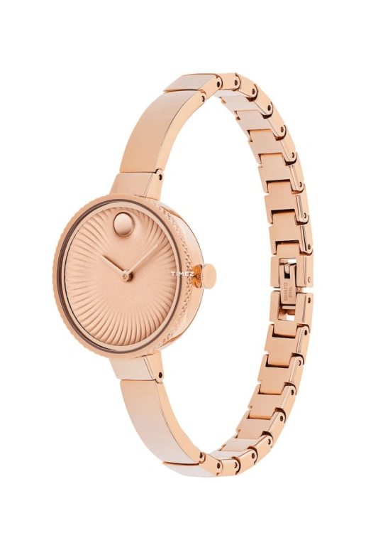 Movado,Edge 28mm,28mm,Stainless Steel,Rose Gold,Gold,Quartz,Sapphire,Crystal Glass,Round,3680022