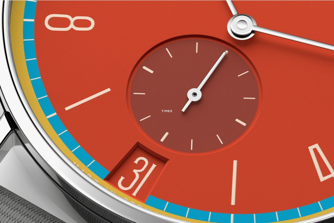 Nomos Glashütte,Tangente 37.50mm,37.50mm,Stainless Steel,Red,Handwound,Big Date,42hours,179,179.S28