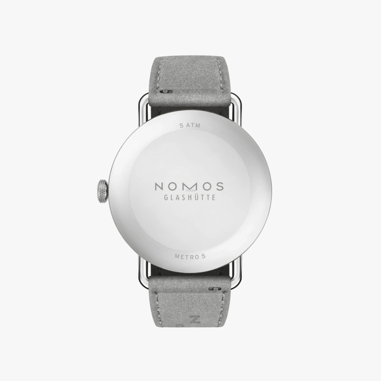 Nomos Glashütte,Metro 33mm,33mm,Stainless Steel,Red,Handwound,43hours,In-house Caliber,1123,1123.SB