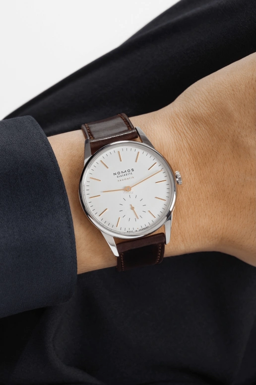 Nomos Glashütte,Orion 36.40mm,36.40mm,Stainless Steel,White,Automatic,42hours,In-house Caliber,397