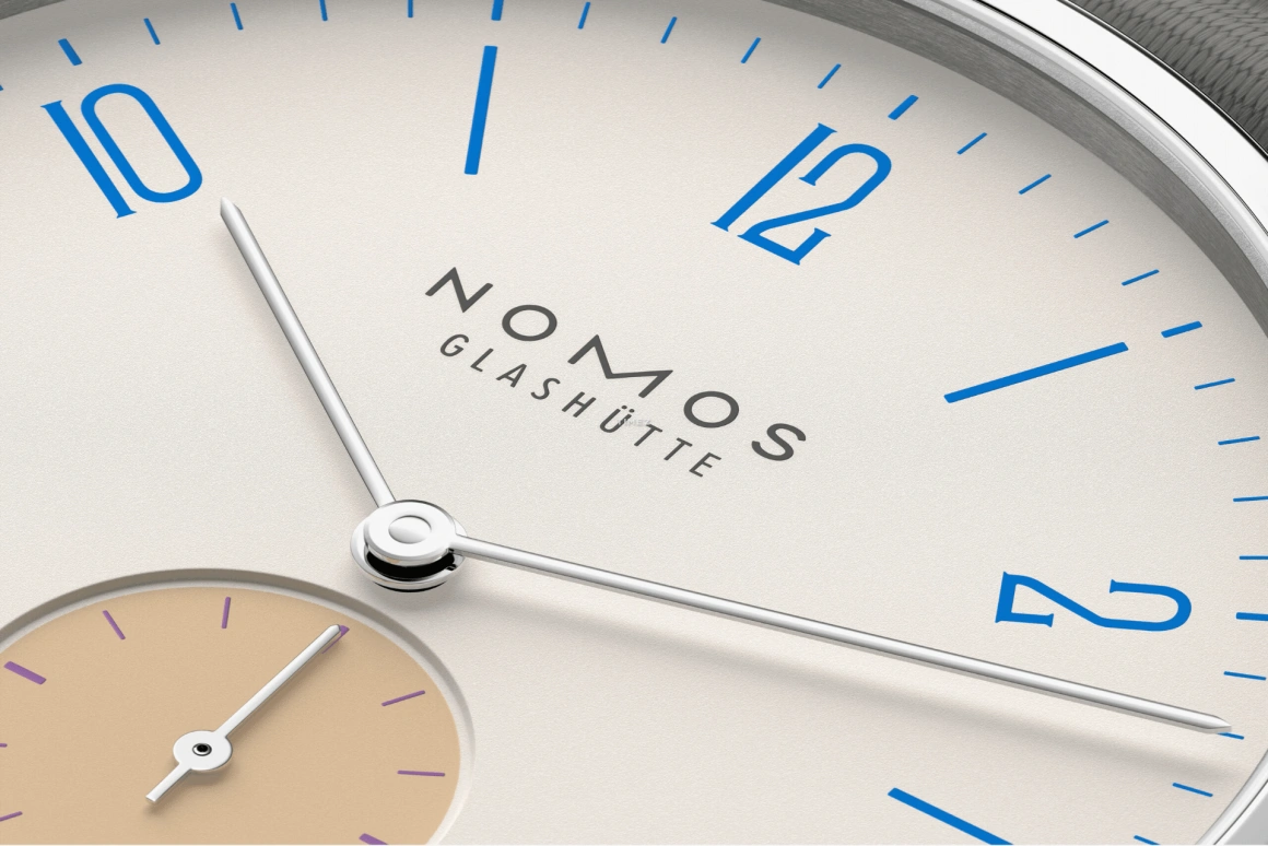 Nomos Glashütte,Tangente 37.50mm,37.50mm,Stainless Steel,Cream,Handwound,Big Date,42hours,179,179.S11