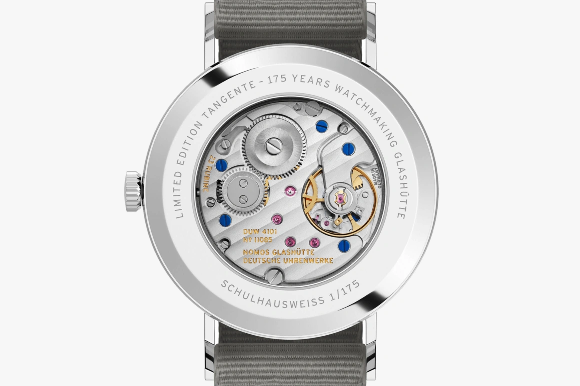 Nomos Glashütte,Tangente 37.50mm,37.50mm,Stainless Steel,Cream,Handwound,Big Date,42hours,179,179.S11