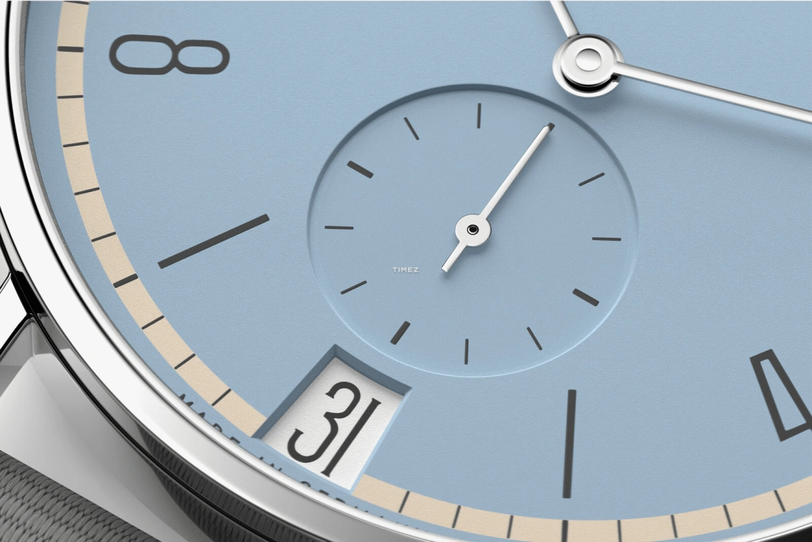 Nomos Glashütte,Tangente 37.50mm,37.50mm,Stainless Steel,Blue,Handwound,Big Date,42hours,179,179.S23