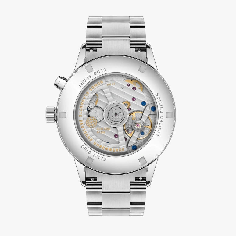 诺莫斯,Club 40毫米,40毫米,精钢,黑色,自动上弦,计时,两地时,世界时,昼夜显示,42小时,自制机芯,790,790.S8