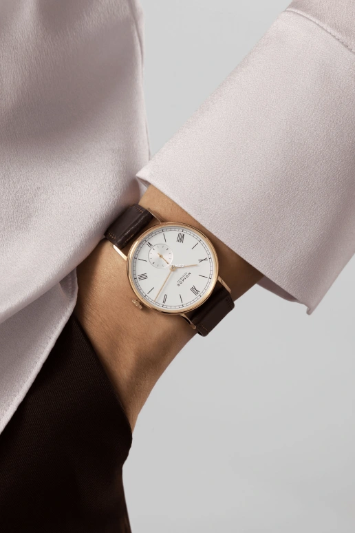 诺莫斯,Ludwig 35毫米,35毫米,黄金,银白色,手动上弦,53小时,自制机芯,212