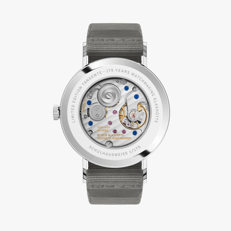 Nomos Glashütte,Tangente 37.50mm,37.50mm,Stainless Steel,Cream,Handwound,Big Date,42hours,179,179.S11