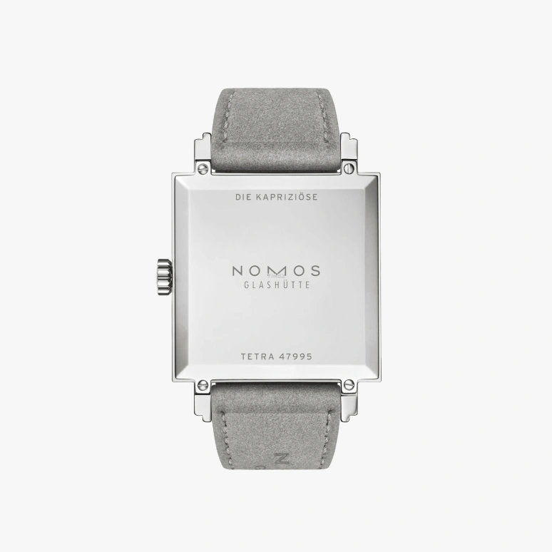Nomos Glashütte,Tetra 29.50x29.50mm,29.50x29.50mm,Stainless Steel,Cream,Handwound,43hours,In-house Caliber,424