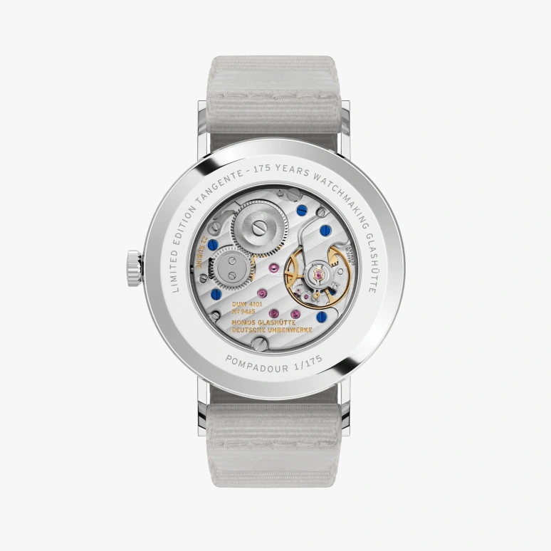 Nomos Glashütte,Tangente 37.50mm,37.50mm,Stainless Steel,Pink,Handwound,Big Date,42hours,179,179.S15