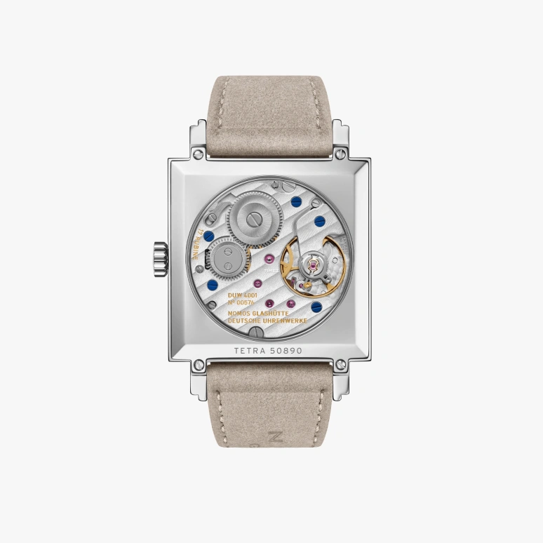 诺莫斯,Tetra 29.50毫米,29.50毫米,精钢,黄色,手动上弦,53小时,自制机芯,437