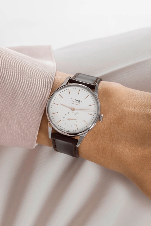 Nomos Glashütte,Orion 36.40mm,36.40mm,Stainless Steel,White,Automatic,42hours,In-house Caliber,397