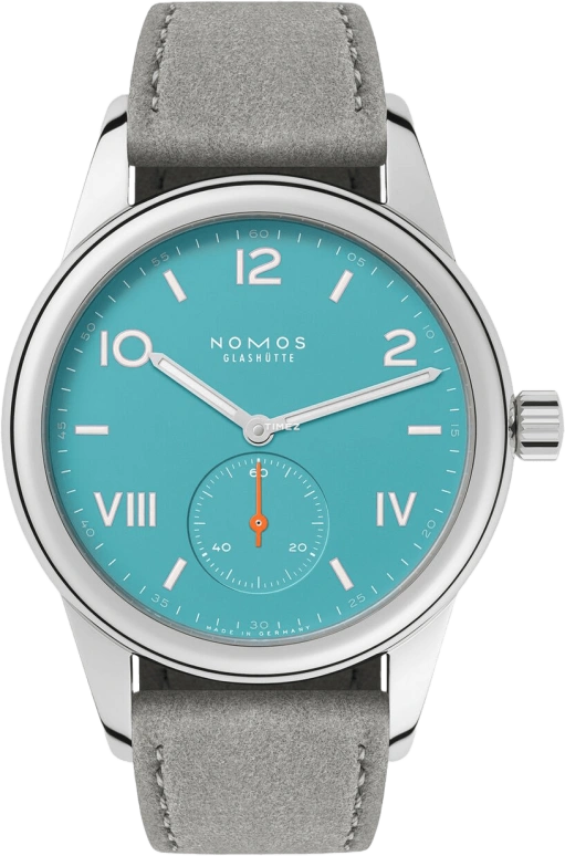 Nomos Glashütte,Club 36mm,36mm,Stainless Steel,Blue,Handwound,43hours,In-house Caliber,717