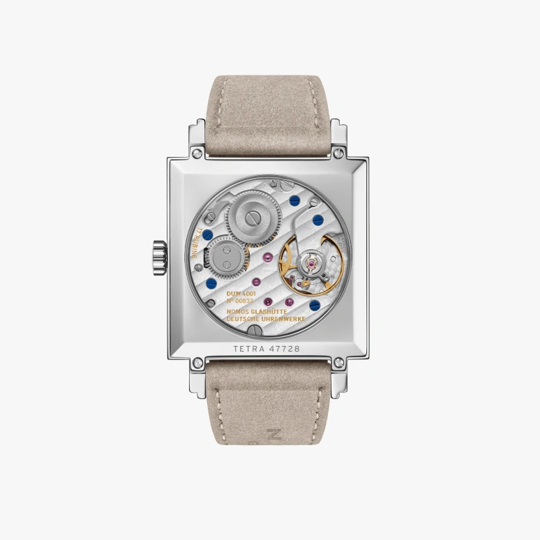 诺莫斯,Tetra 29.50毫米,29.50毫米,精钢,灰色,手动上弦,53小时,自制机芯,440