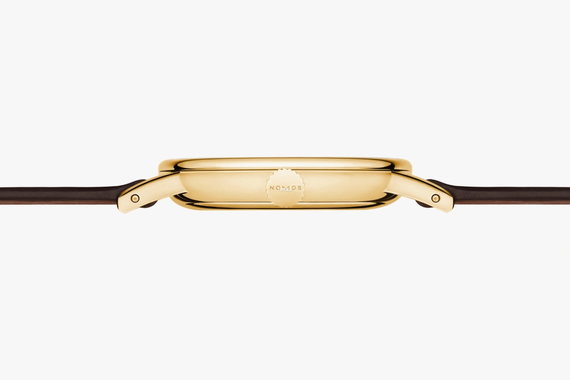 诺莫斯,Ludwig 35毫米,35毫米,黄金,银白色,手动上弦,53小时,自制机芯,212