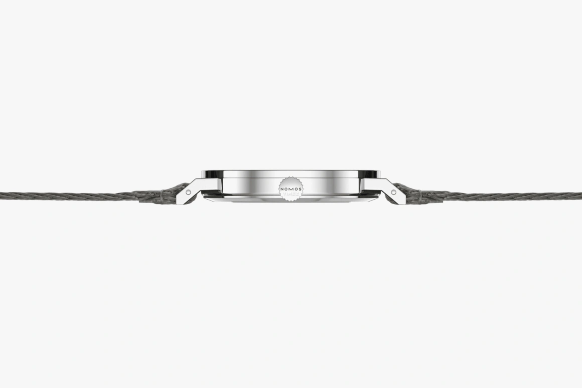 Nomos Glashütte,Tangente 37.80mm,37.80mm,Stainless Steel,Blue,Handwound,Big Date,42hours,179,179.S22