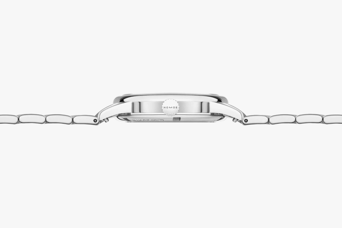 Nomos Glashütte,Club 34mm,34mm,Stainless Steel,Yellow Tan,Automatic,42hours,In-house Caliber,755,755.SB