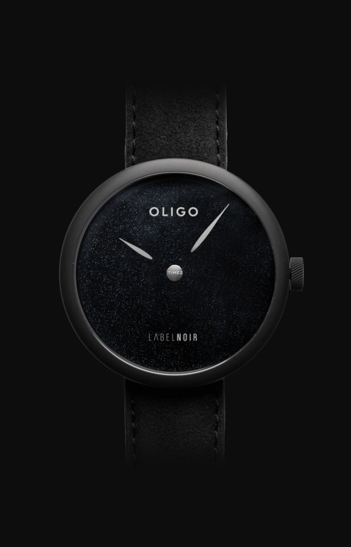 O L I G O,Other 41mm,41mm,Stainless Steel,Black,Automatic,40hours,Sapphire,Glass,Oligo x Label Noir