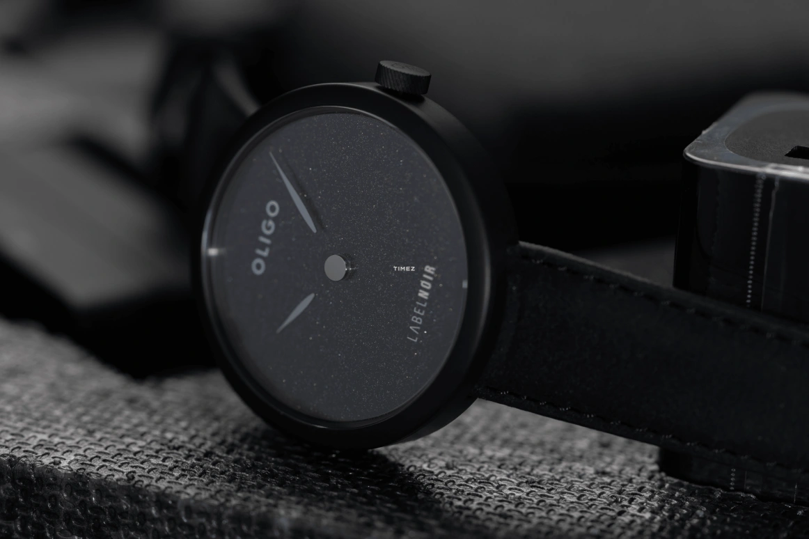 O L I G O,Other 41mm,41mm,Stainless Steel,Black,Automatic,40hours,Sapphire,Glass,Oligo x Label Noir