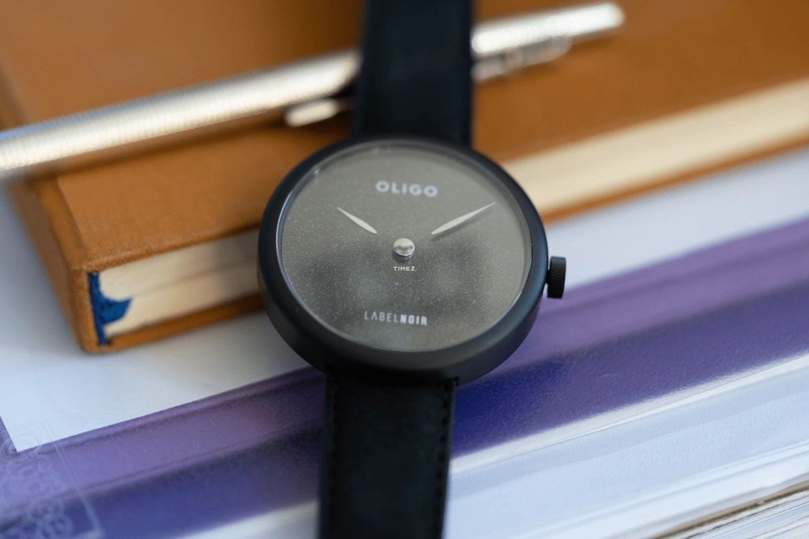 O L I G O,Other 41mm,41mm,Stainless Steel,Black,Automatic,40hours,Sapphire,Glass,Oligo x Label Noir