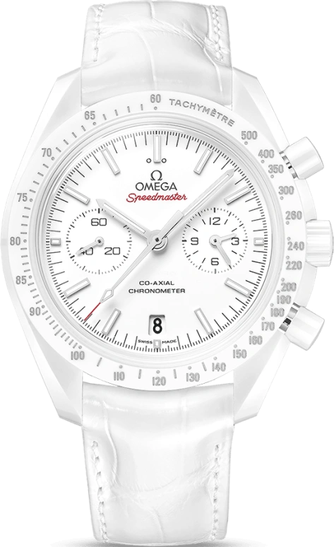 Omega,Speedmaster (Non-Moonwatch) 44.25mm,44.25mm,Ceramic,White,Automatic,Chronograph,Date,Co-Axial Escapement,Column Wheel,60hours,In-house Caliber,311,311.93.44.51.04.002