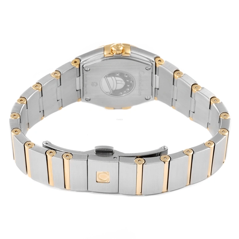 Omega,Constellation 24mm,24mm,Red Gold,Stainless Steel,Silver,Quartz,30000hours,In-house Caliber,123,123.25.24.60.52.001