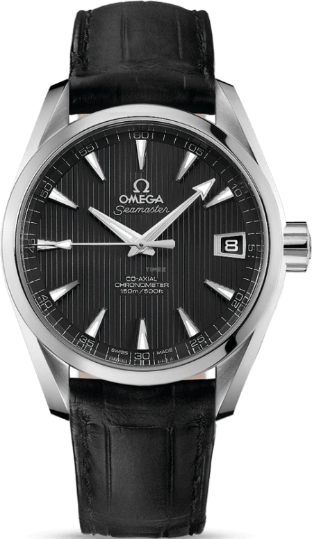 欧米茄,海马AQUA TERRA 150米 38.50毫米,38.50毫米,不锈钢,灰色,自动上弦,星期历,同轴擒纵系统,231,231.13.39.21.06.001