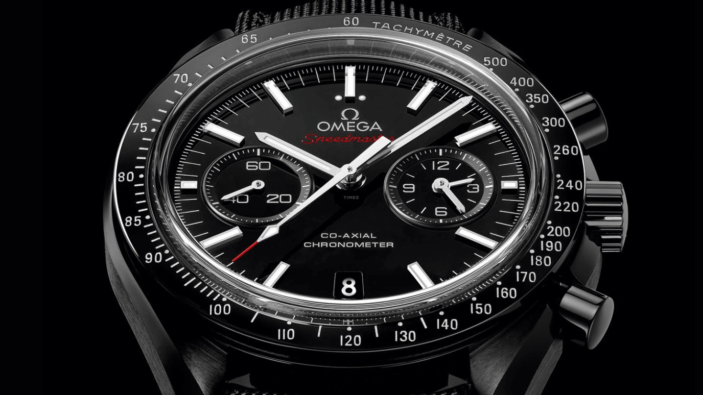 Omega,Speedmaster (Non-Moonwatch) 44.25mm,44.25mm,Ceramic,Black,Automatic,Chronograph,Date,Co-Axial Escapement,Column Wheel,60hours,In-house Caliber,311,311.92.44.51.01.007