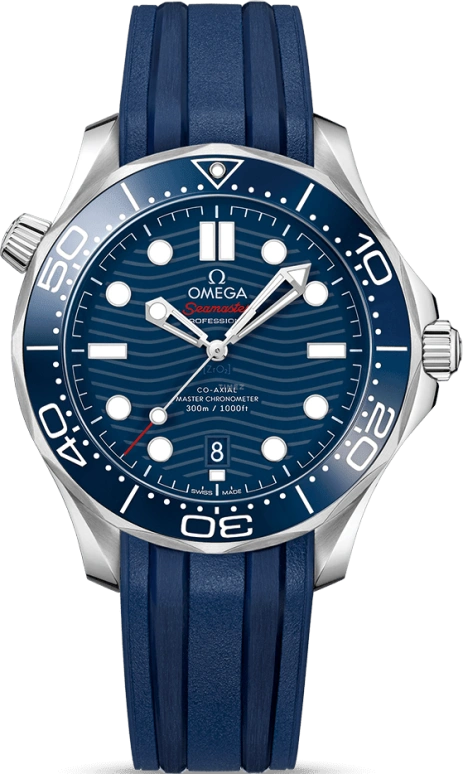 Omega,Seamaster Diver 300M 42mm,42mm,Ceramic,Stainless Steel,Blue,Automatic,Day,Co-Axial Escapement,210,210.32.42.20.03.001