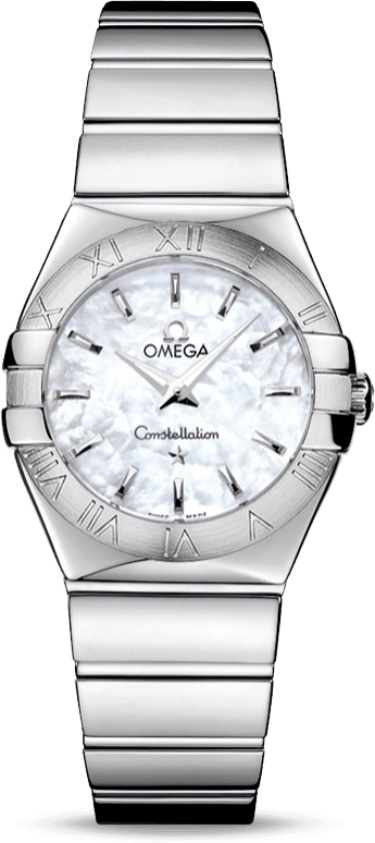 Omega,Constellation 27mm,27mm,Stainless Steel,White,Quartz,30000hours,In-house Caliber,123,123.10.27.60.05.002