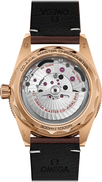 Omega,Seamaster 300 41mm,41mm,Ceramic,Bronze Gold,Brown,Automatic,Co-Axial Escapement,60hours,234,234.92.41.21.10.001