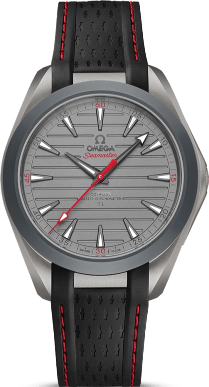 Omega,Aqua Terra 41mm,41mm,Titanium,Grey,Handwound,Date,Co-Axial Escapement,220,220.92.41.21.06.001