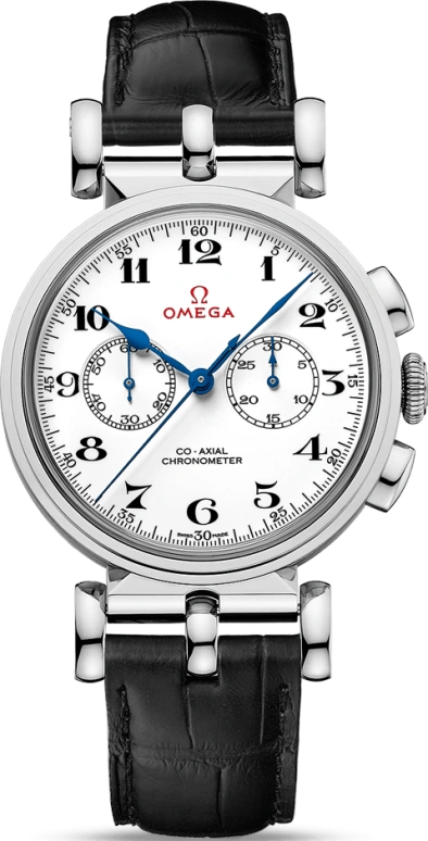 Omega,Museum 38mm,38mm,White Gold,White,Handwound,Chronograph,Co-Axial Escapement,Column Wheel,522,522.53.38.50.04.001