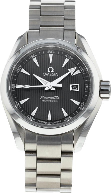 Omega,Aqua Terra 30mm,30mm,Stainless Steel,Grey,Quartz,Day,26280hours,231,231.10.30.61.06.001