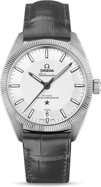 Omega,Globemaster 39mm,39mm,Tungsten,Stainless Steel,Silver,Automatic,Date,Co-Axial Escapement,130,130.33.39.21.02.001